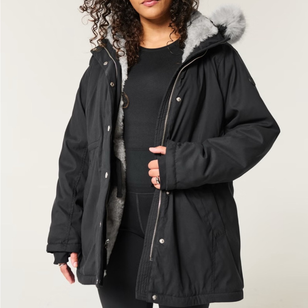 Faux Fur-lined Parka